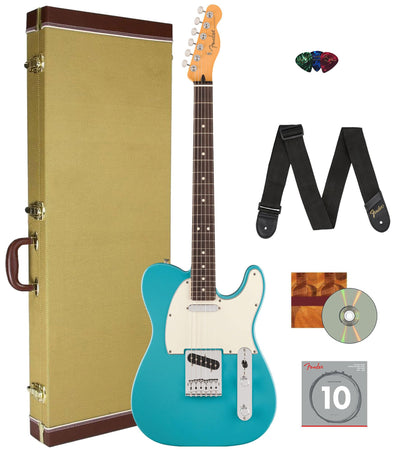 Fender Player II Telecaster - Aquatone Blue w/ Cleaning Kit