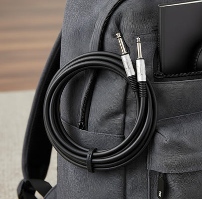 Fender Contour 10-Foot Instrument Cable, Straight-Straight, Black