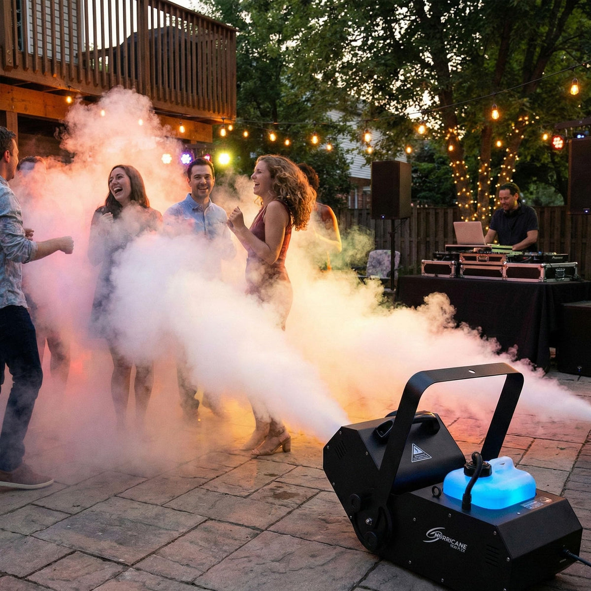 Chauvet Hurricane 1800 Flex Fog Machine w/ DMX Cables