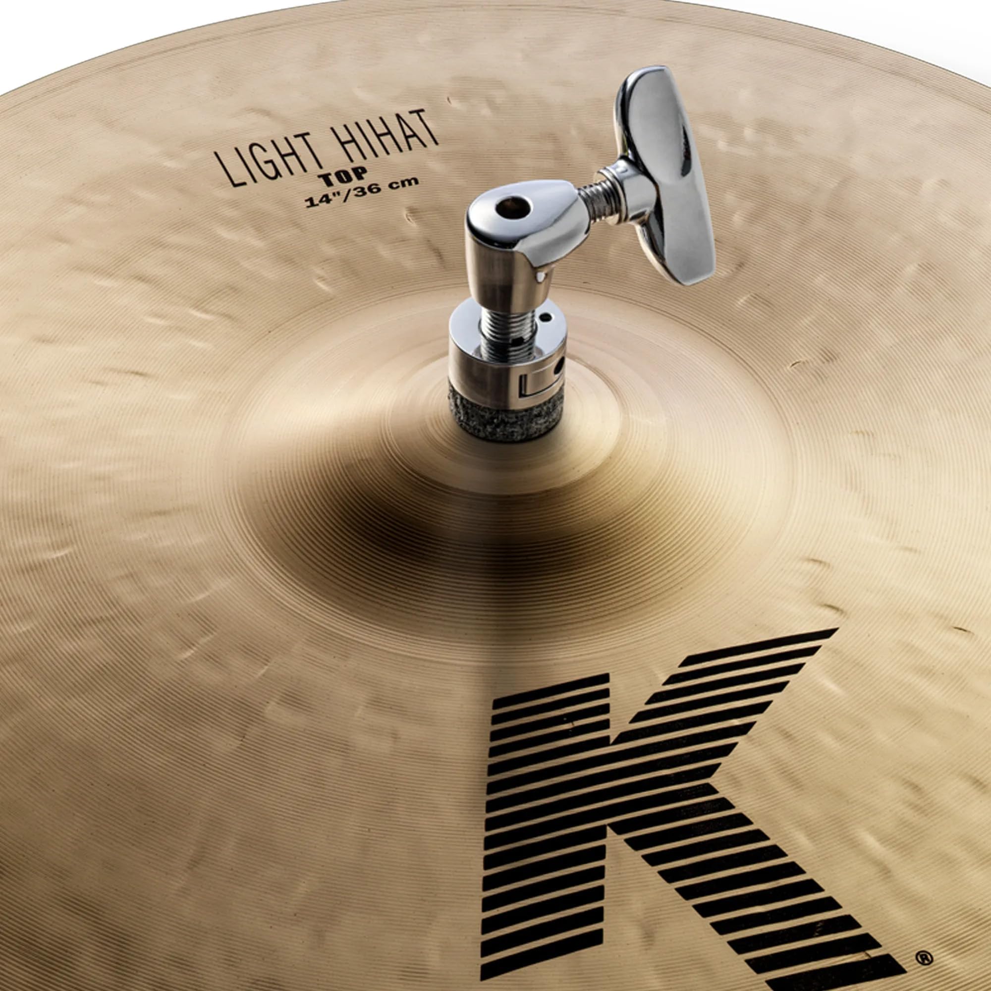 Zildjian K0812 14" K Light Hi-Hat Cymbals Pair w/ Drumstick Bag