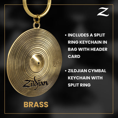 Zildjian ZKEYCHAIN Cymbal Keychain