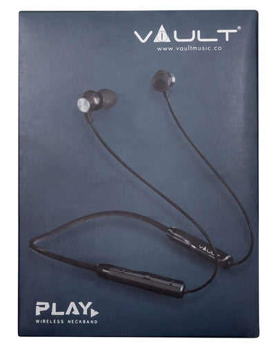 Vault Play Bluetooth Neckband Headphones with In-Line Microphone