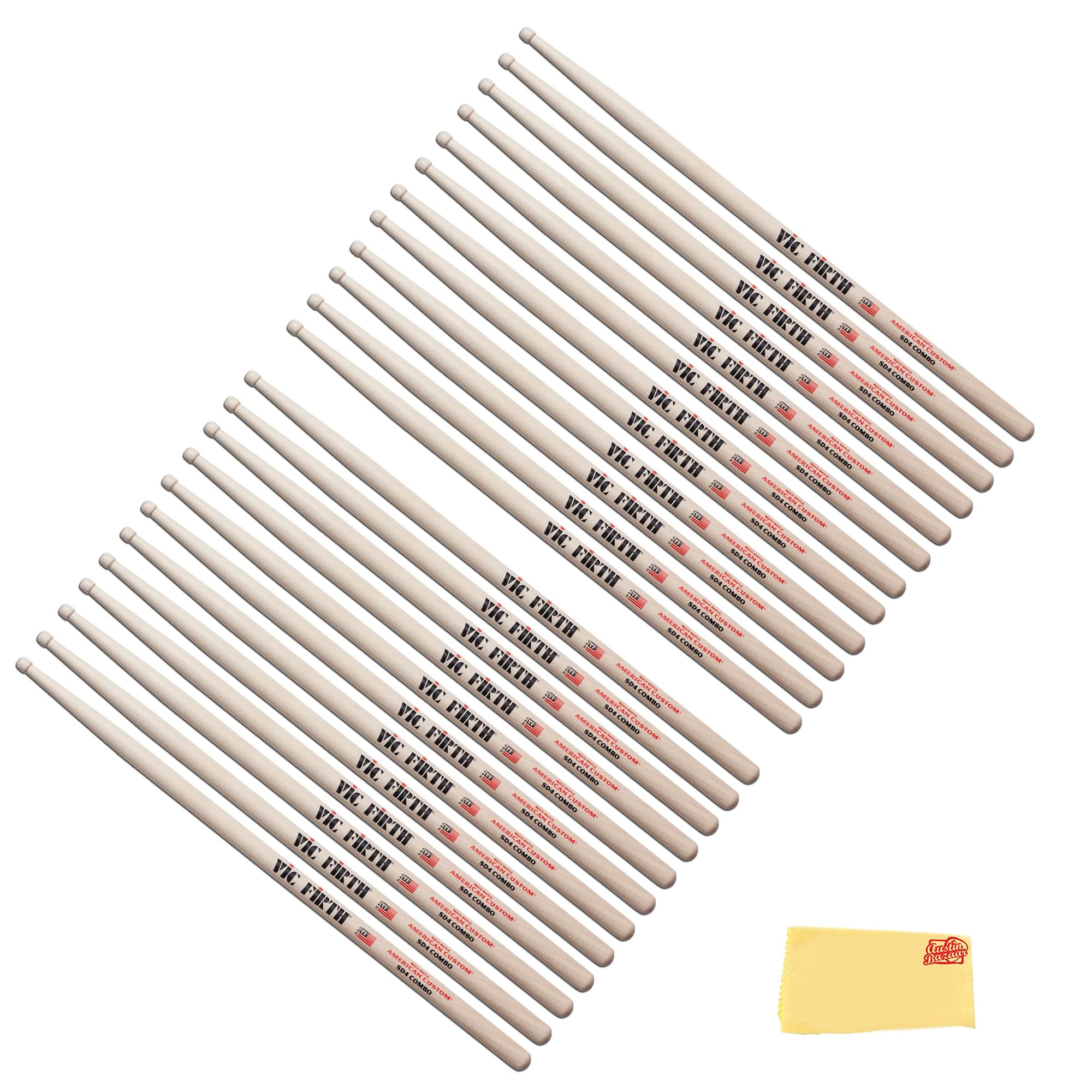 Vic Firth American Custom SD4 Combo Drumsticks - 12 Pack