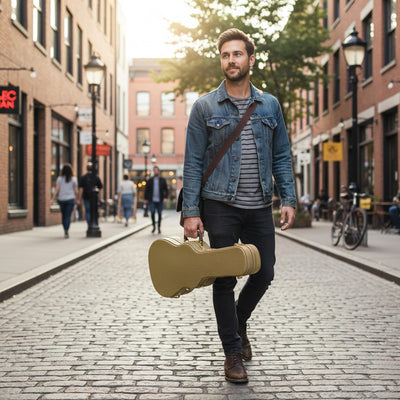 Gearlux Wooden Soprano Ukulele Case - Tweed