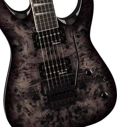 Jackson Dinky JS32 DKAP Electric Guitar - Transparent Black w/ Instrument Cable