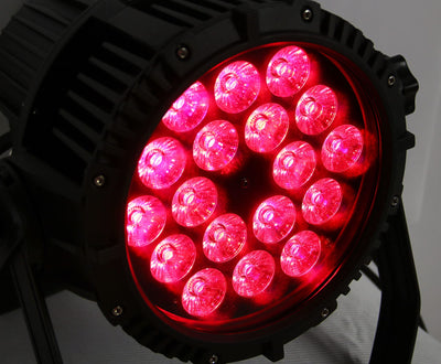 Gearlux SP186EX 18-LED 14-Watt RGBWA+UV Six-in-One LED PAR Stage Light