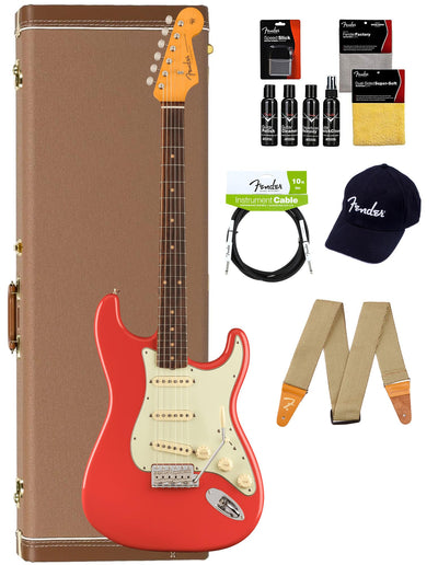 Fender American Vintage II 1961 Stratocaster - Fiesta Red w/ Cleaning Kit