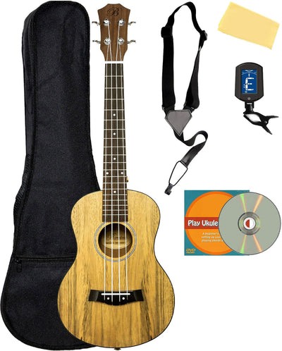 Barcelona Walnut Tenor Ukulele w/ Gig Bag