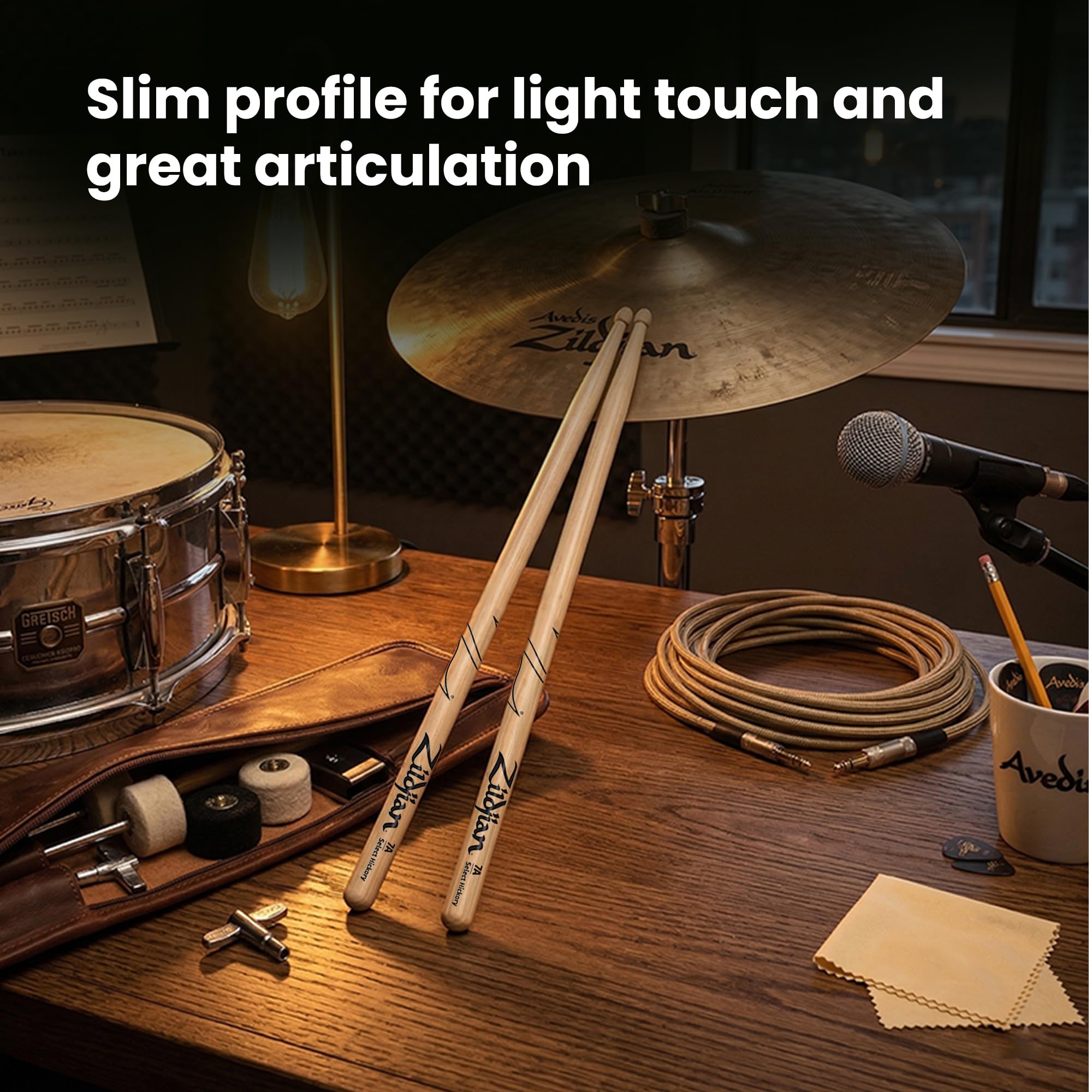 Zildjian 7A Drumsticks - 12 Pack