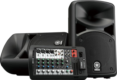 Yamaha STAGEPAS 400BT Portable PA System w/ Speaker Stands