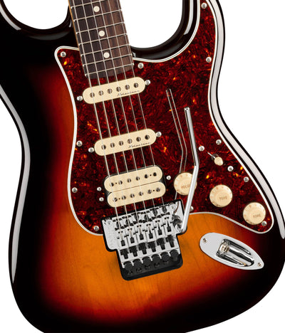 Fender Player II Modified Stratocaster HSS Floyd Rose - 3-Color Sunburst w/ Cleaning Kit