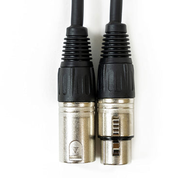 Gearlux 3.2-Foot 3-Pin Male-to-Female DMX Cable - 10 Pack