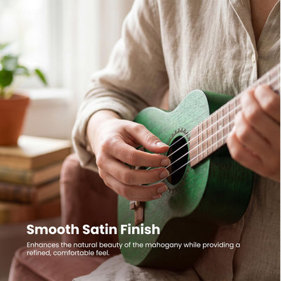 Kala MRT-GRN-S Modern Meranti Soprano Ukulele - Fern Green