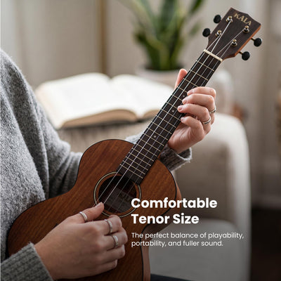 Kala KA-KOA-T Satin Hawaiian Koa Tenor Ukulele