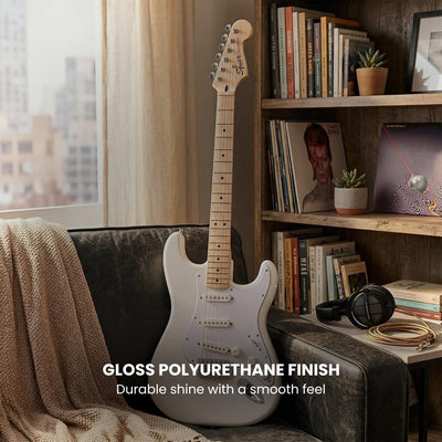 Fender Squier Sonic Stratocaster HT - Arctic White w/ Frontman 10G Amplifier