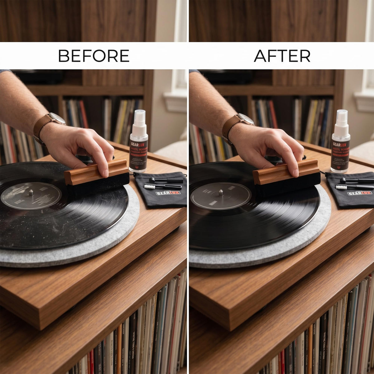 Gearlux Vinyl Record Cleaning Kit