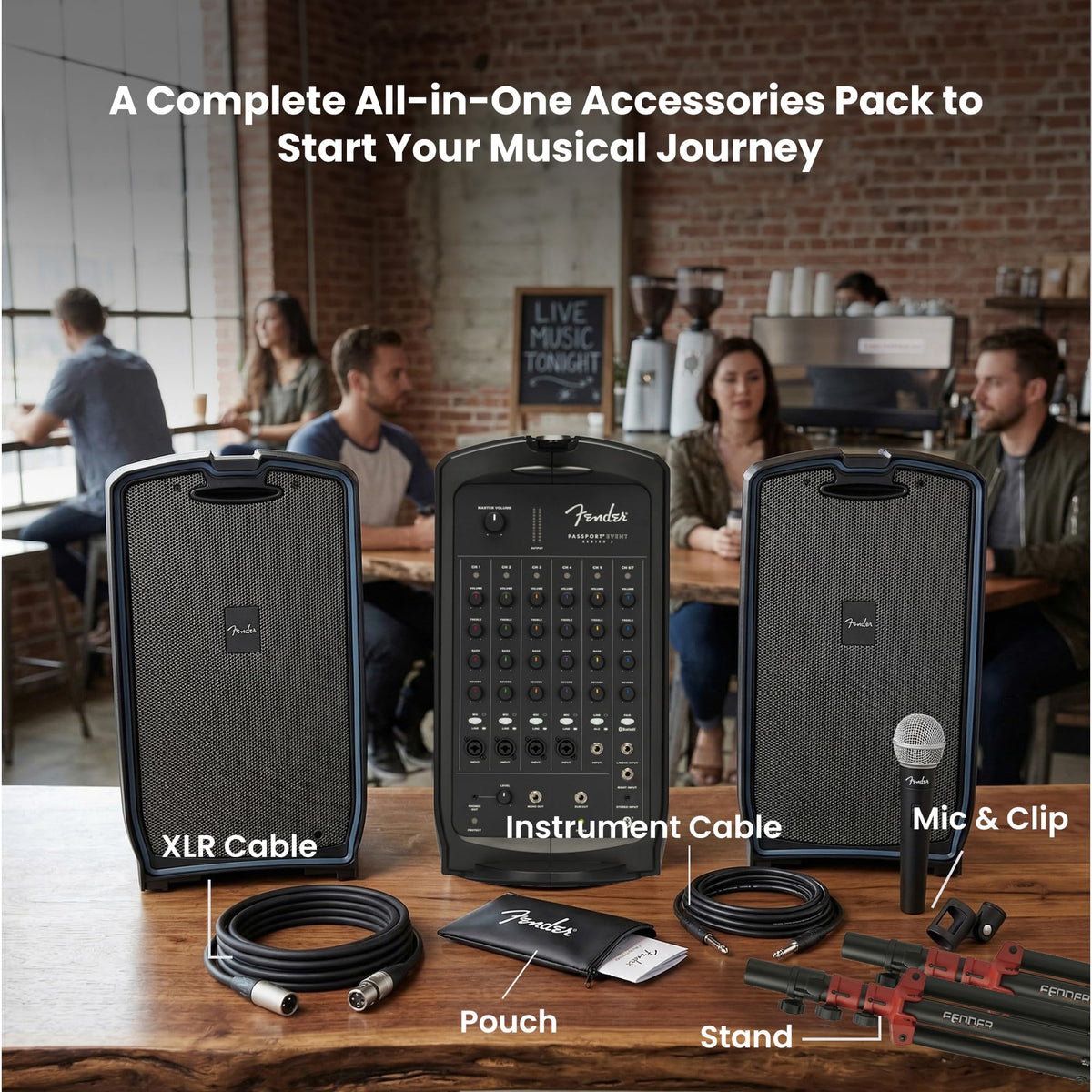 Fender Passport Event S2 Portable PA System w/ Microphone
