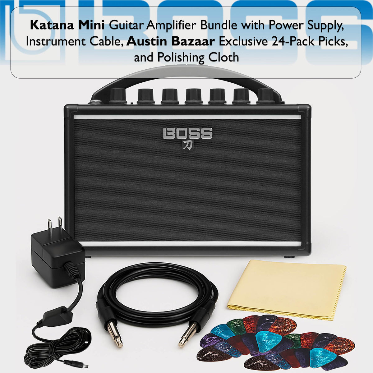 Boss Katana Mini Guitar Combo Amplifier w/ Power Supply