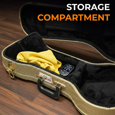 Gearlux Wooden Baritone Ukulele Case - Tweed