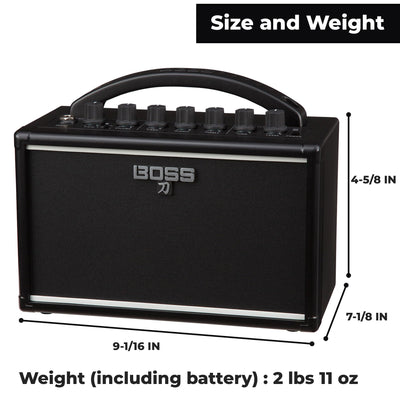 Boss Katana Mini Guitar Combo Amplifier w/ Instrument Cable