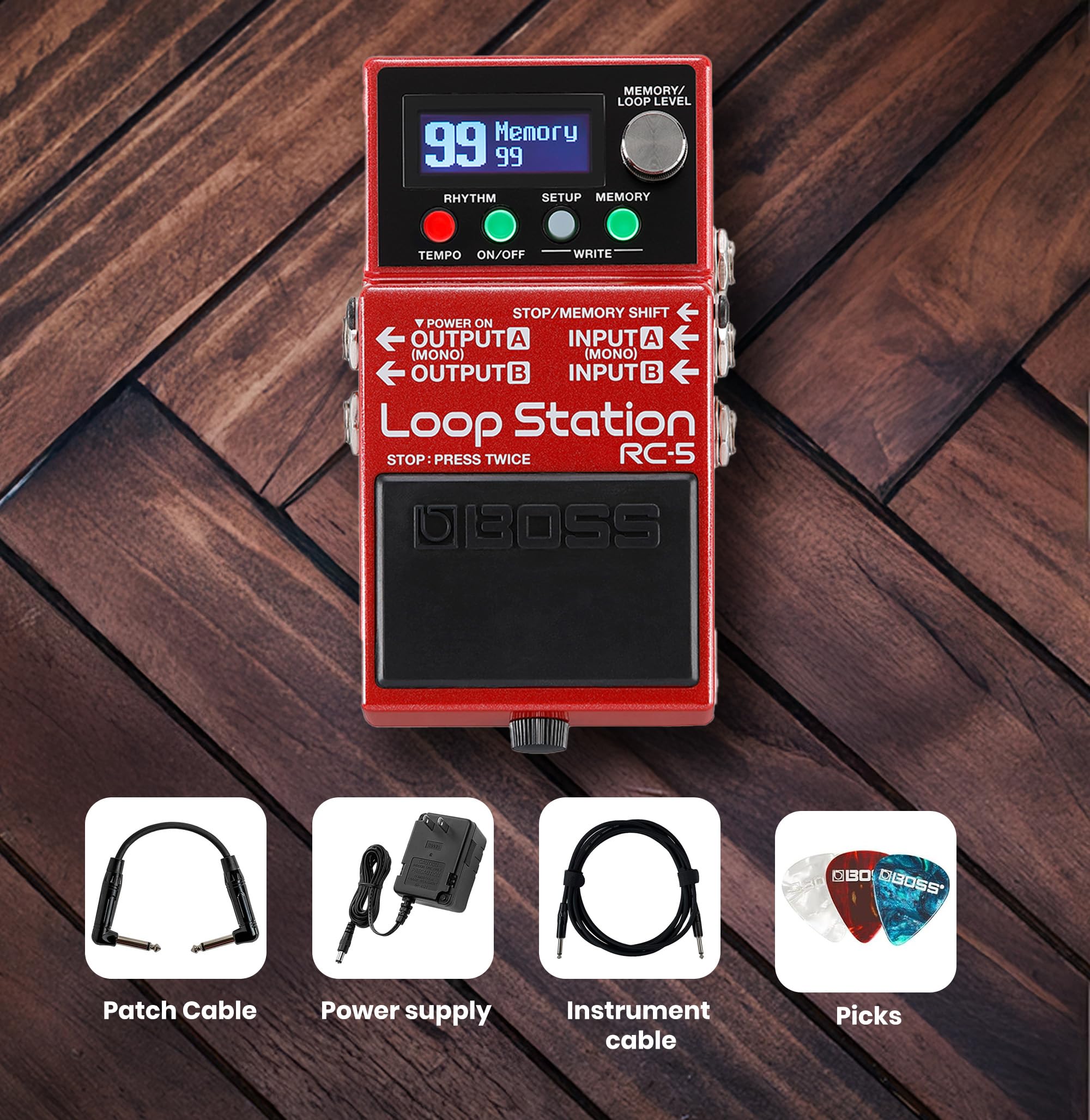 Boss RC-5 Loop Station w/ Power Supply – Austin Bazaar