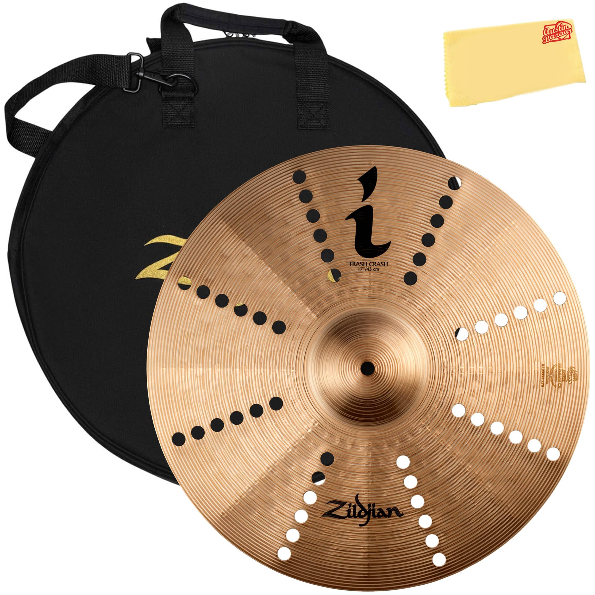 Zildjian ILH17TRC 17" I Trash Crash Cymbal w/ Drumstick Bag