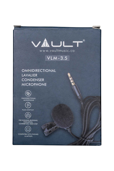 Vault VLM 3.5 Omni-Directional Lavalier Microphone