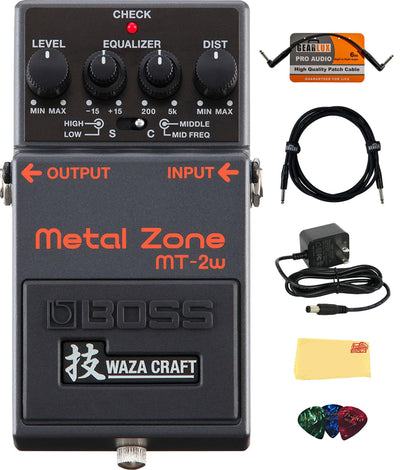 Boss MT-2W Waza Metal Zone w/ Power Supply