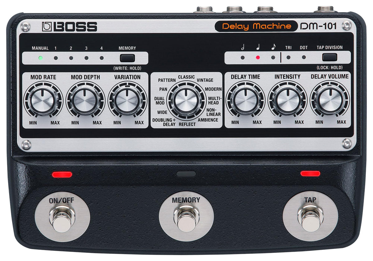 Boss DM-101 Delay Machine w/ Instrument Cable