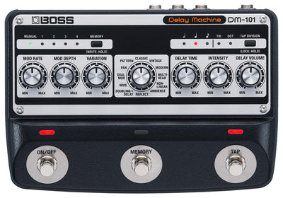 Boss DM-101 Delay Machine w/ Instrument Cable