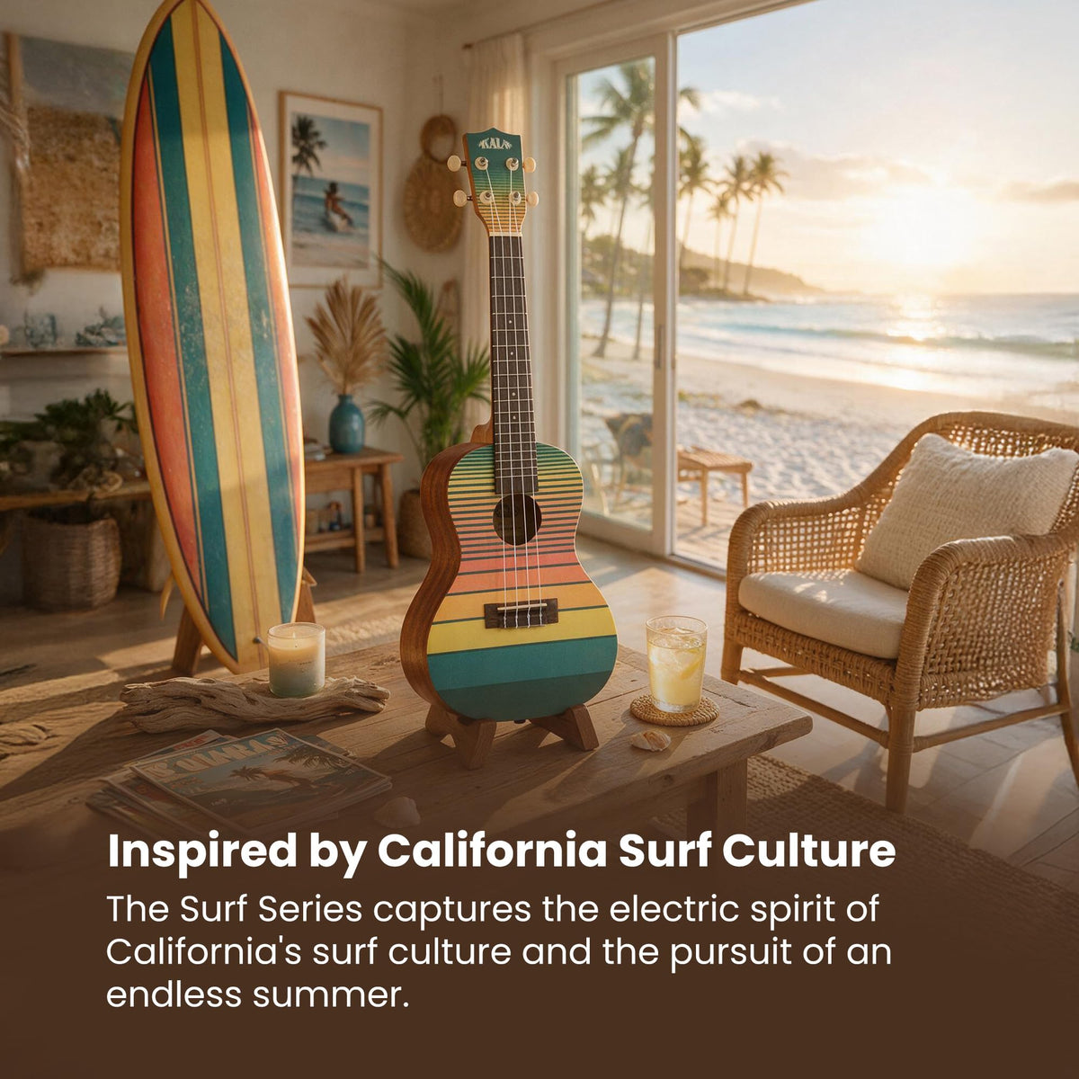 Kala KA-SURF Dawn Patrol Concert Ukulele