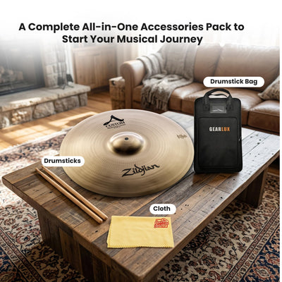 Zildjian A20585 19" A Custom Projection Crash Cymbal w/ Drumstick Bag