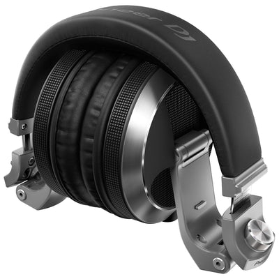 Pioneer DJ HDJ-X7 Professional Over-Ear DJ Headphones - Silver w/ Case