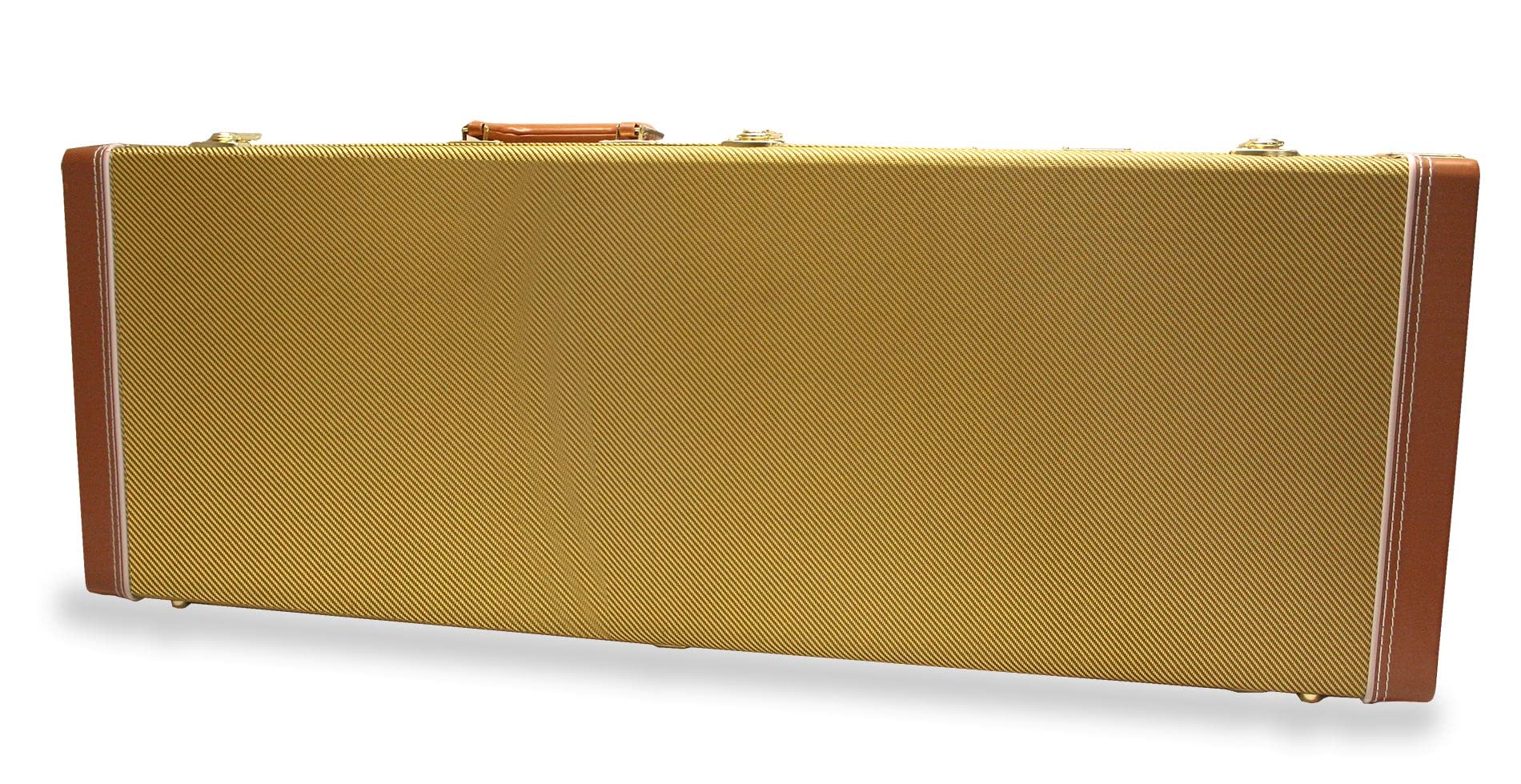 Gator GW-ELECTRIC Deluxe Wood Case for Electric Guitars - Tweed w/ Strap