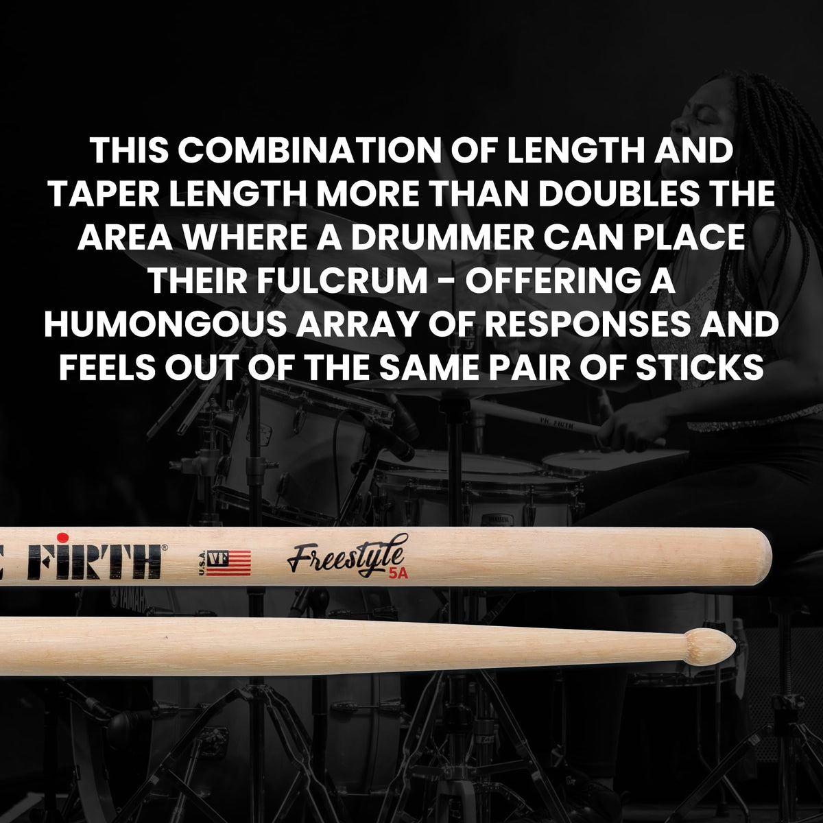 Vic Firth American Concept Freestyle 5A Drumsticks