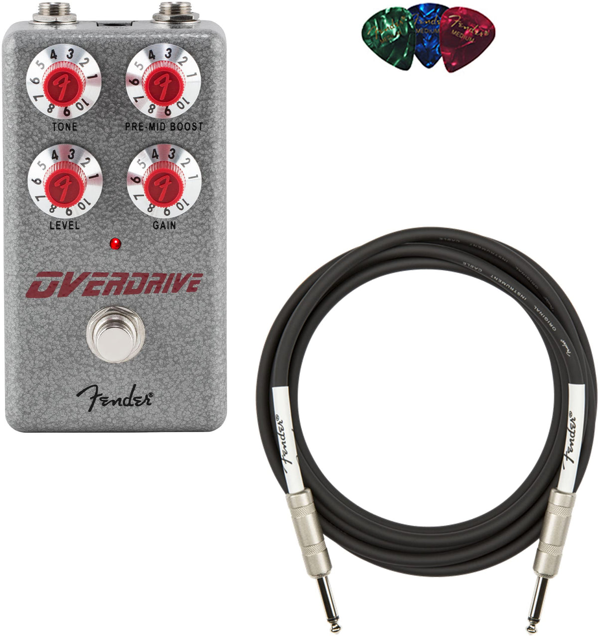 Fender Hammertone Overdrive w/ Instrument Cable