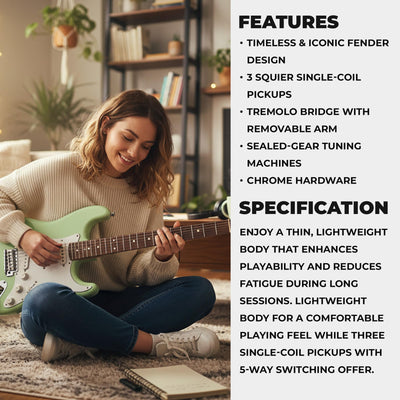 Fender Squier Stratocaster - Surf Green