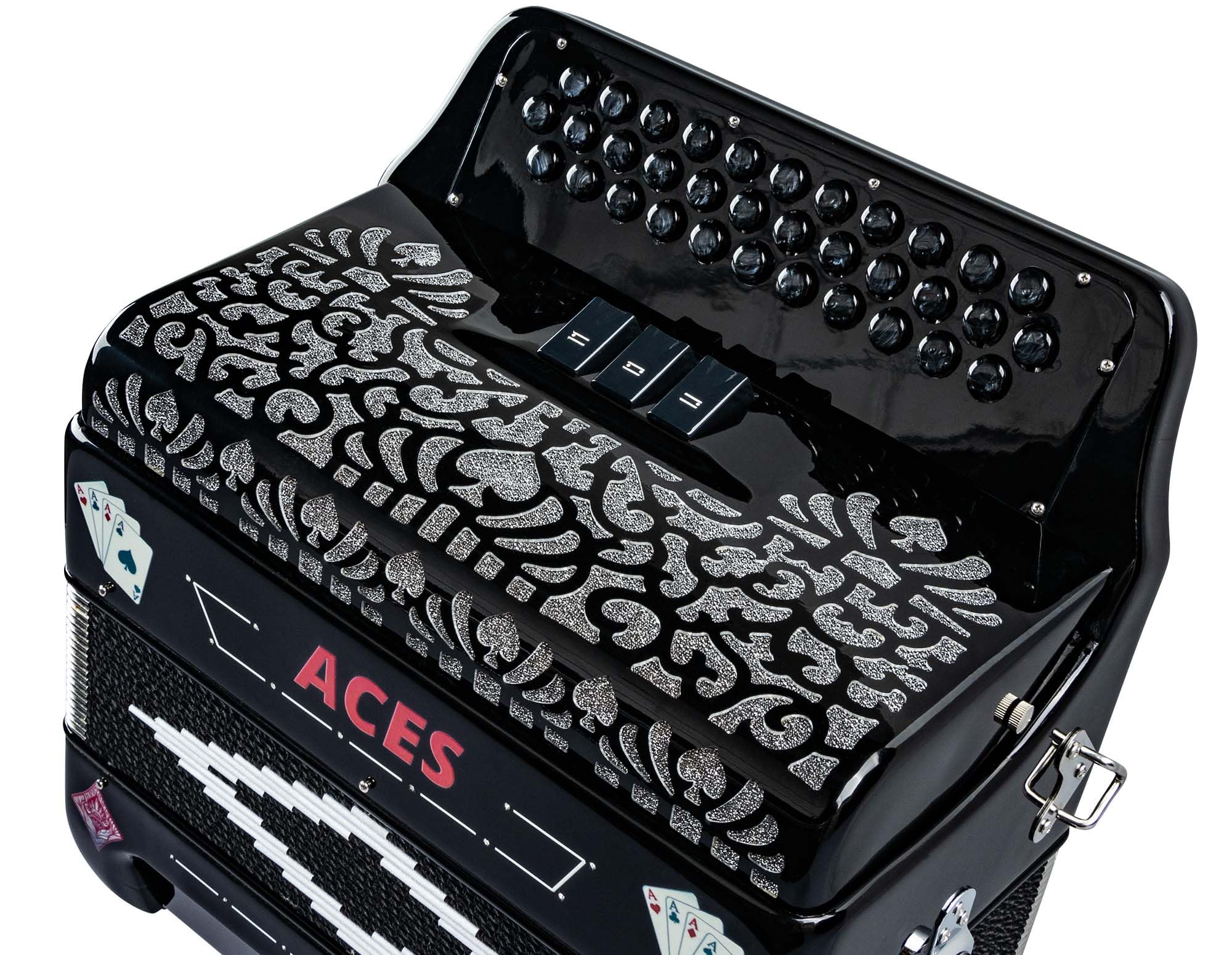 Hohner Hohnica Aces II 34-Button Accordion with 3 Registers - GCF w/ Gig Bag