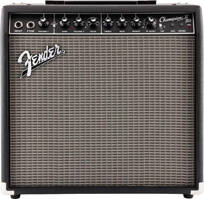Fender Champion II 50-Watt Guitar Combo Amplifier w/ Instrument Cable