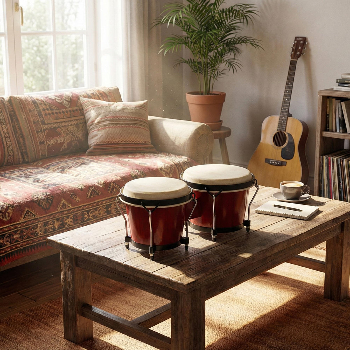 Gearlux Tunable Bongos - Cherry