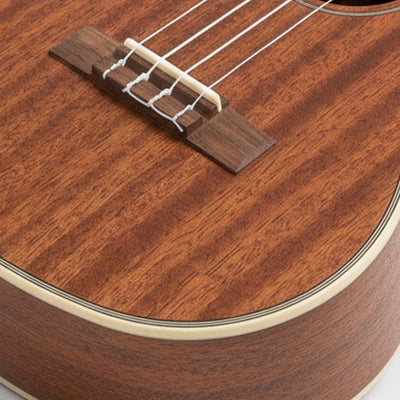 Kala KA-BG Gloss Mahogany Baritone Ukulele - Natural w/ Hard Case