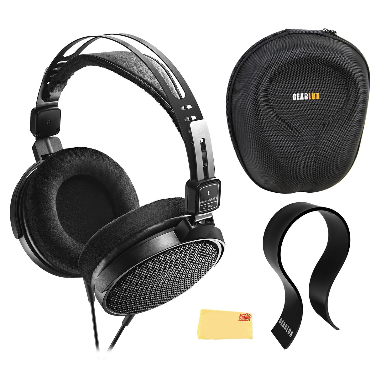 Audio-Technica ATH-R30x Professional Open-Back Reference Headphones - Black w/ Case