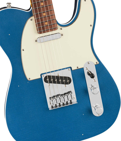 Fender American Ultra Luxe Vintage '60s Telecaster Custom - Lake Placid Blue w/ Guitar Cleaning Kit
