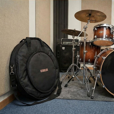 Gearlux Dual Cymbal Bag with 22-Inch and 14-Inch Compartments