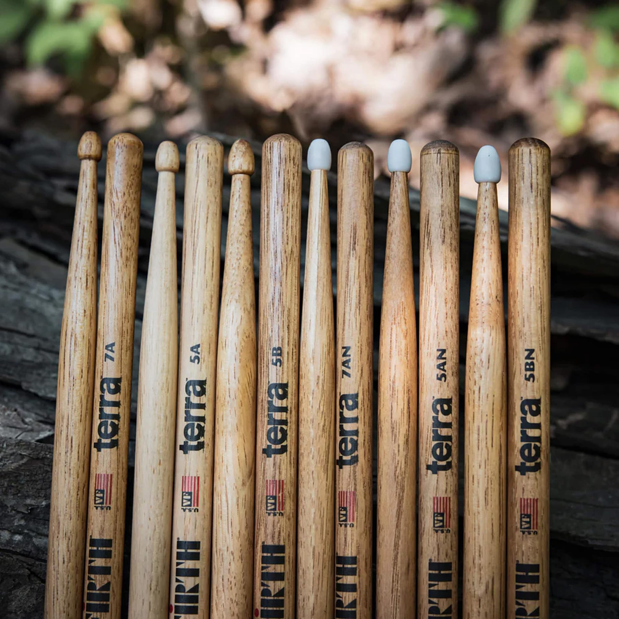 Vic Firth American Classic 7A Terra Series Drumsticks - 12 Pack