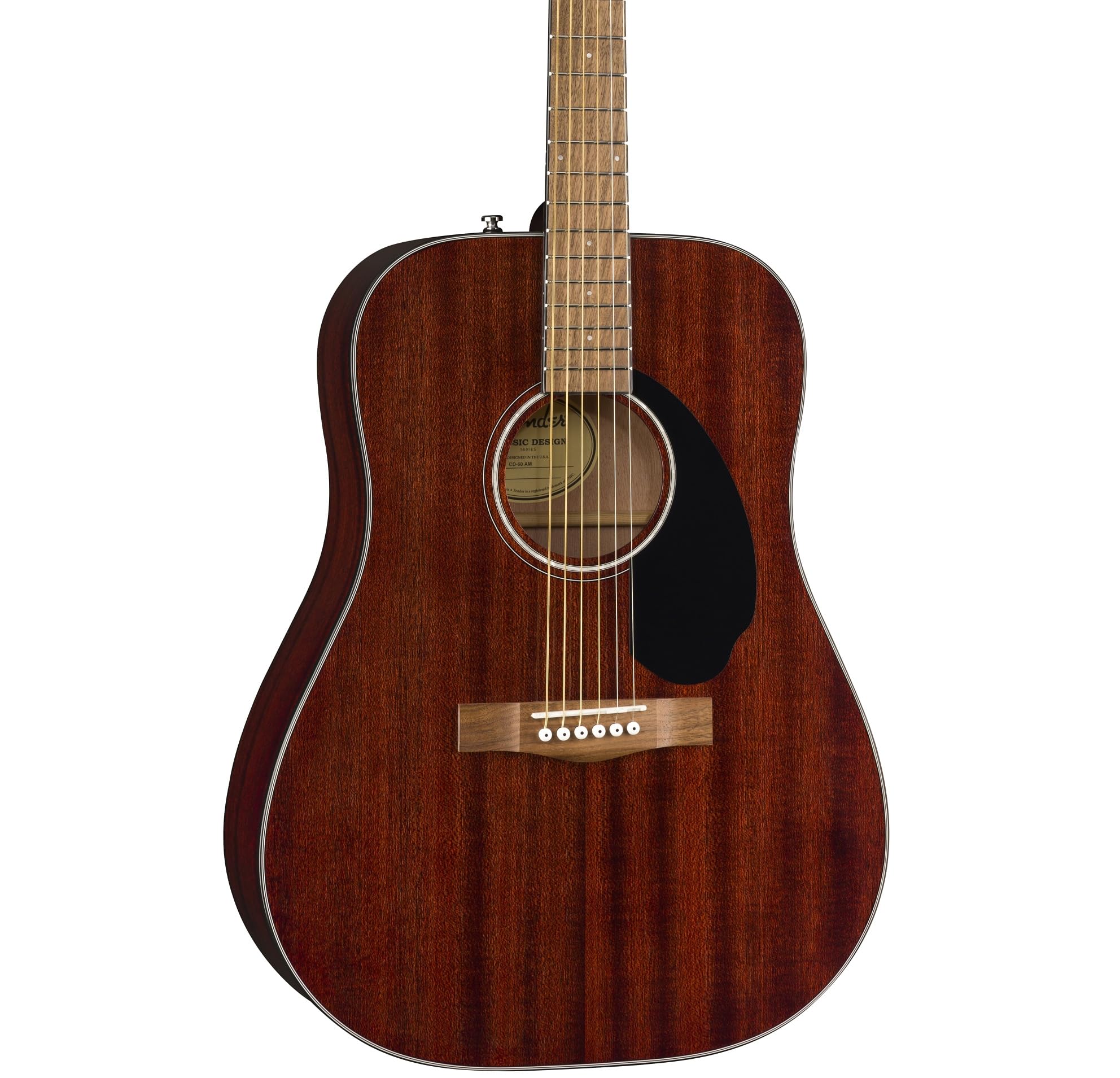 Fender CD-60 Dreadnought Acoustic Guitar - Mahogany w/ Hard Case