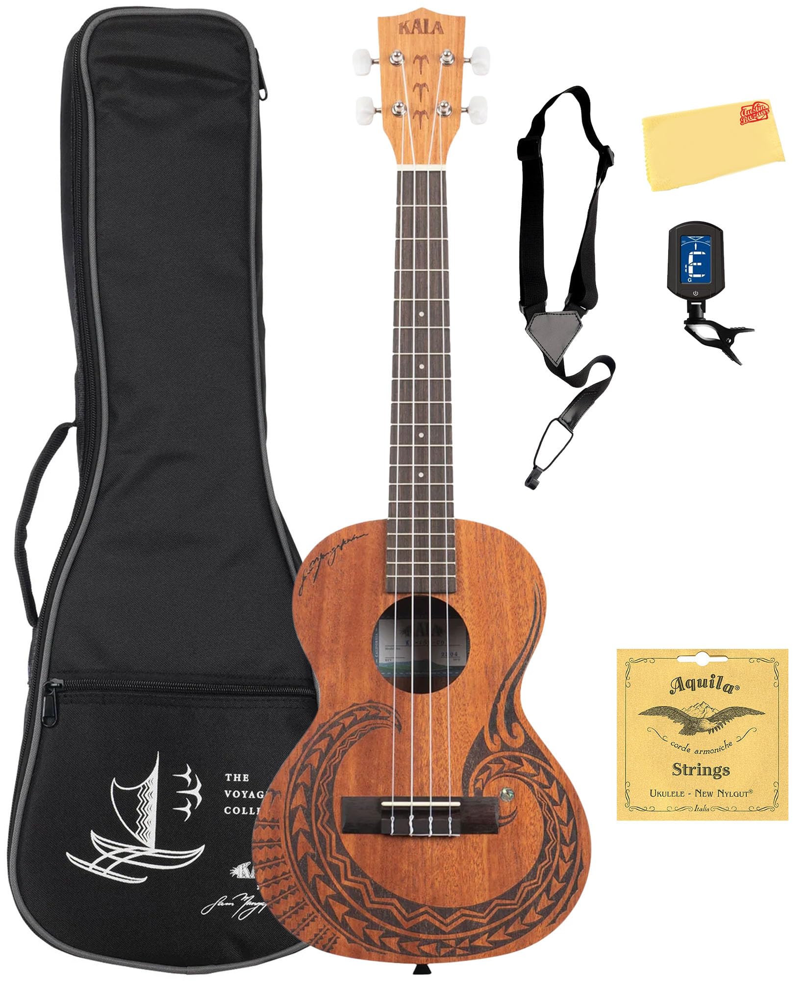 Kala Courage Mahogany Tenor Ukulele w/ Gig Bag
