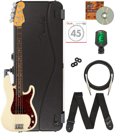 Fender American Professional II Precision Bass - Olympic White w/ Hard Case