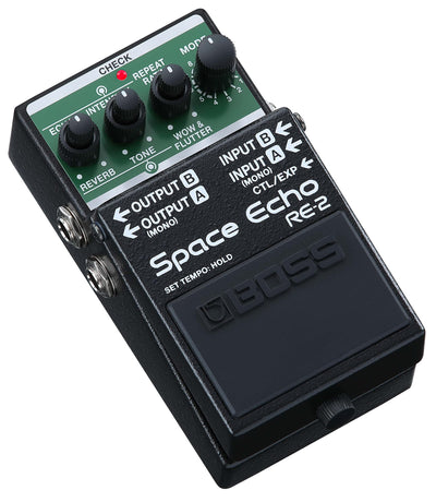Boss RE-2 Space Echo Delay and Reverb Effects w/ Power Supply