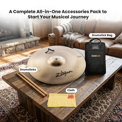 Zildjian A20534 18" A Custom Fast Crash Cymbal w/ Drumstick Bag